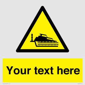 Custom warning grounding cruiser on lock cill